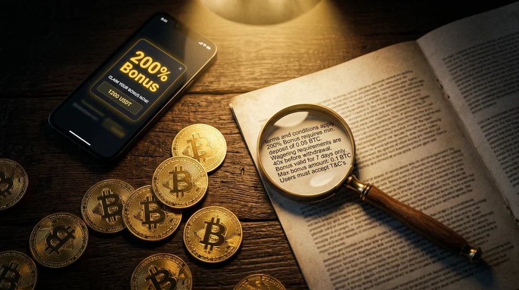 Vergelijking van bonussen en promoties bij crypto bookmakers