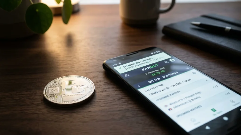 Litecoin als betaalmiddel bij sportweddenschappen met snelle transacties